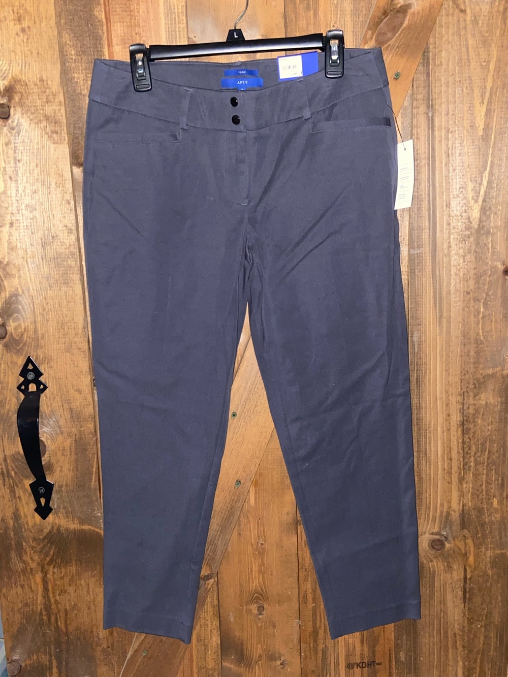 Apt. 9 Women's Cropped Straight-Leg Pants in Navy